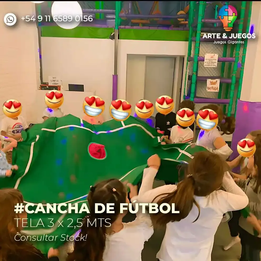 Cancha de fútbol de lona para escuelas y eventos