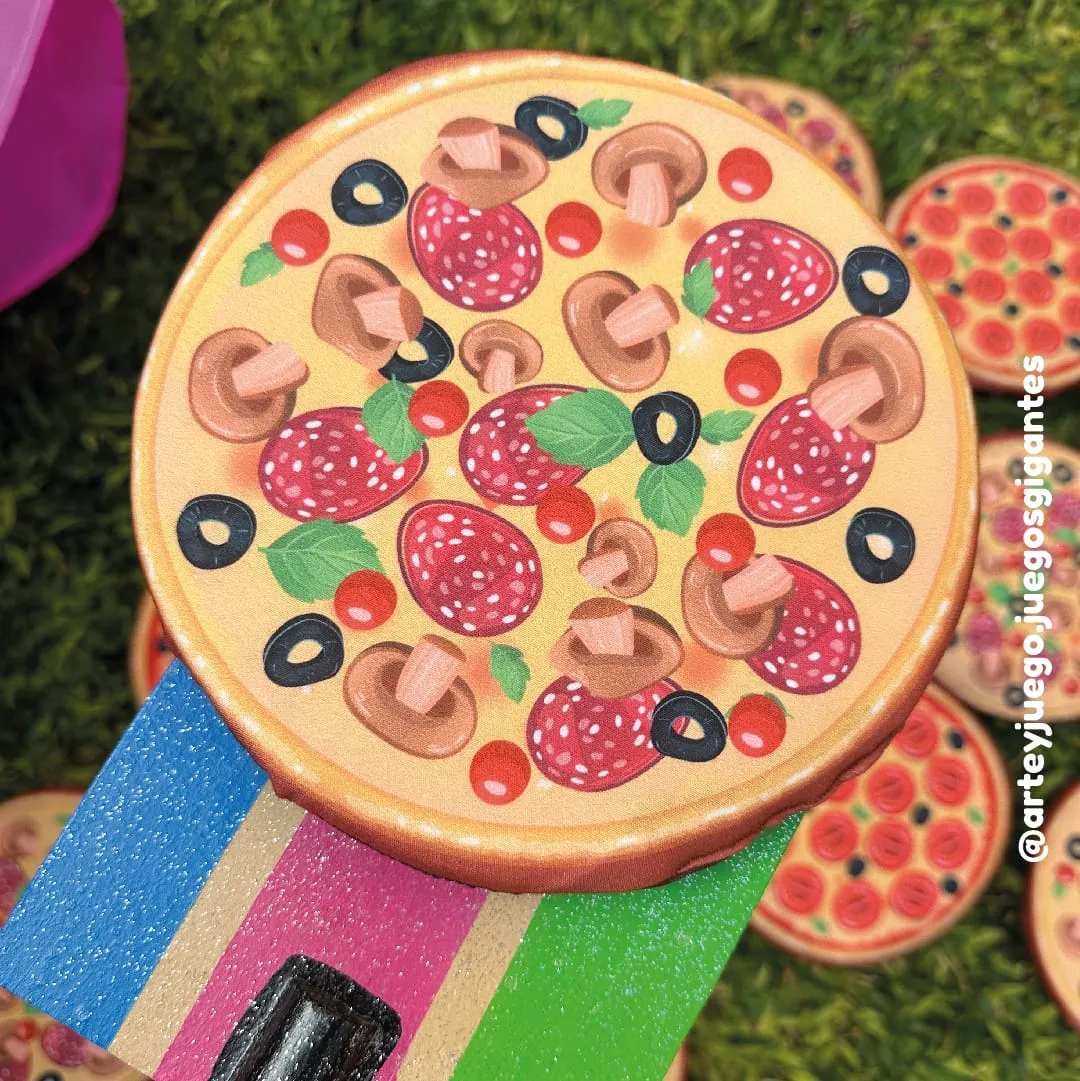 Pizzas GRANDES de Tela con palas