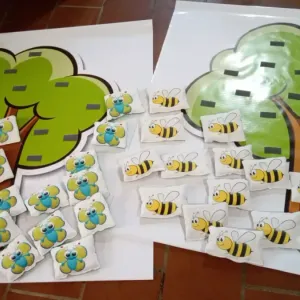 Árboles de Lona con Frutas: vista principal del juego