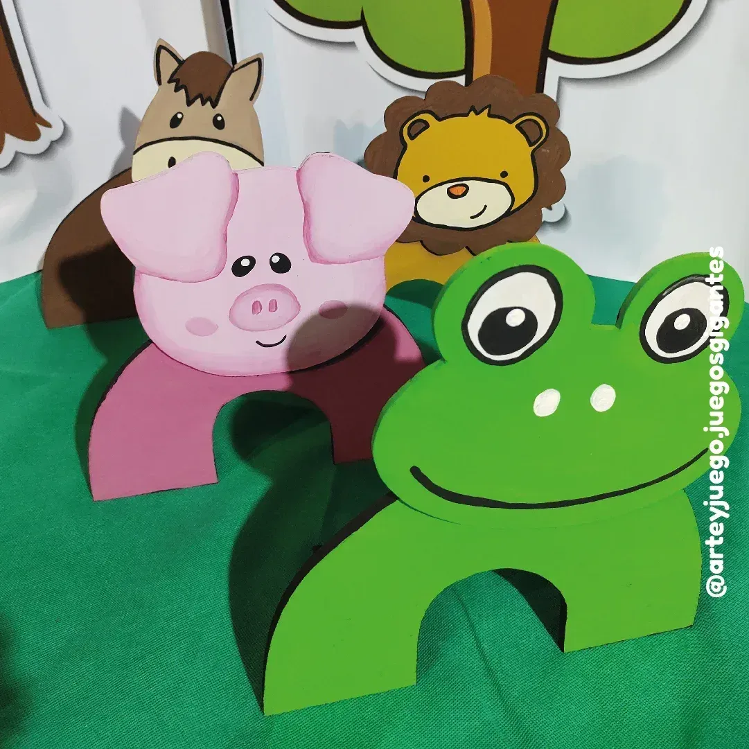 Croquet Animales: vista principal del juego