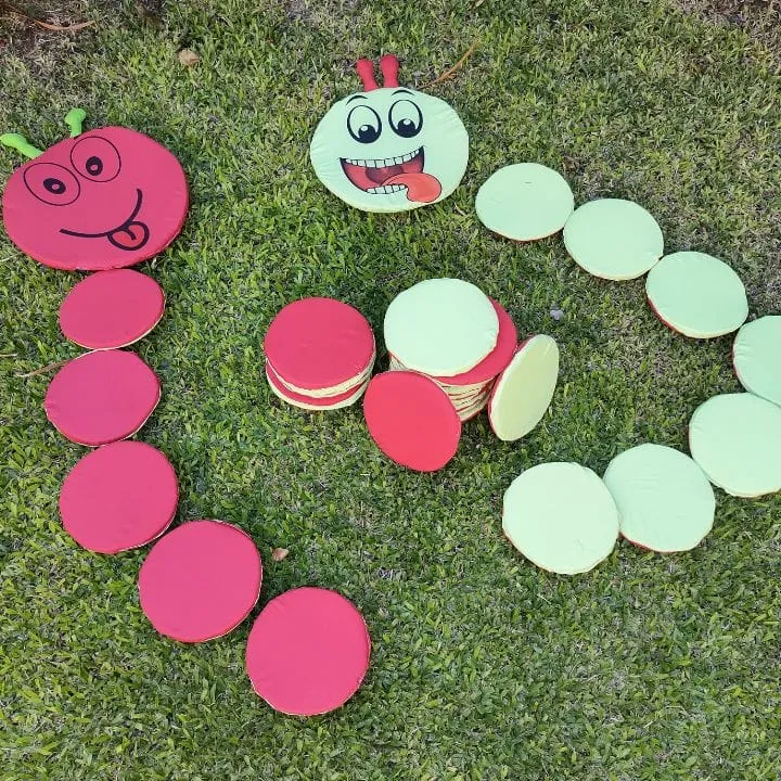 Gusano Reversi de 30 piezas: vista principal del juego