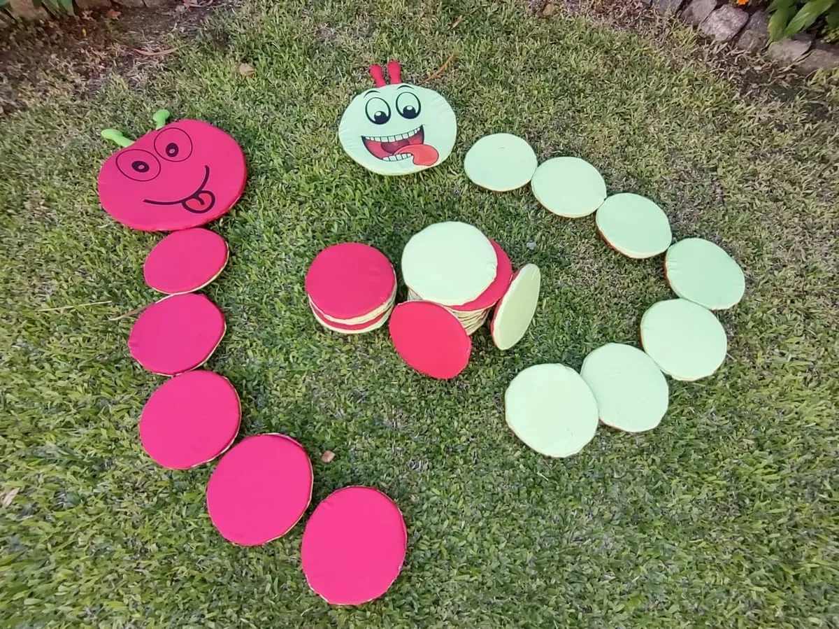 Gusano Reversi de 50 piezas: vista principal del juego
