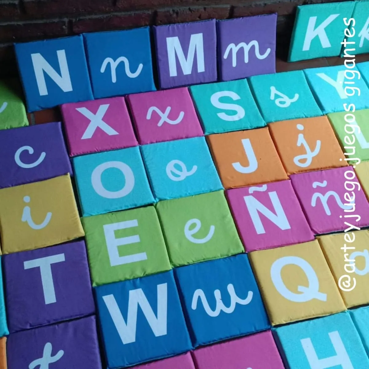 Juego Memoria Letras: vista 2 del juego