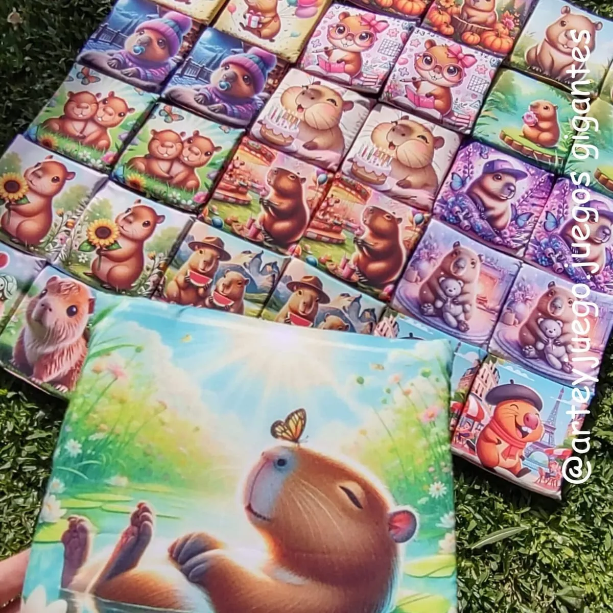Juego de Memoria Gigante: vista principal del juego
