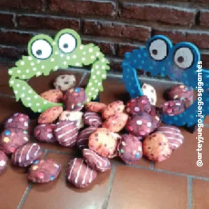 Monstruos Comegalletas 2: vista principal del juego