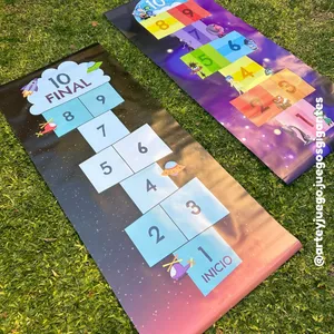 Rayuela con dado: vista principal del juego