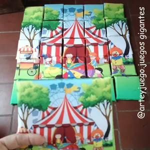 Rompecabezas 26 piezas 15 x 15: vista principal del juego